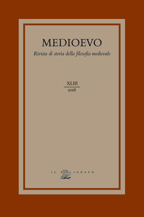 Medioevo. Rivista di storia della filosofia medievale. Ediz. italiana, inglese e francesce