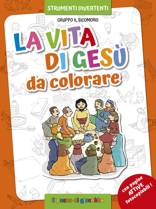 La vita di Ges&ugrave; da colorare