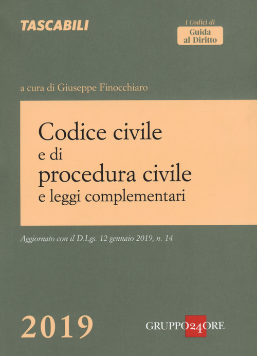 Codice civile e di procedura civile e leggi complementari
