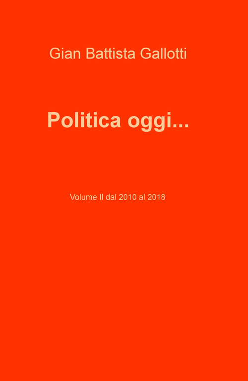 Politica oggi...
