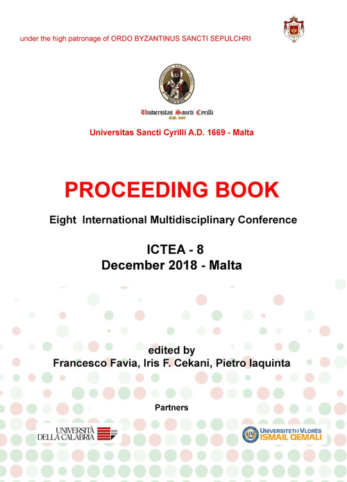 Proceeding book. Proceedings of the eight International multidisciplinary conference: ICTEA-8 (Malta, december 2018)