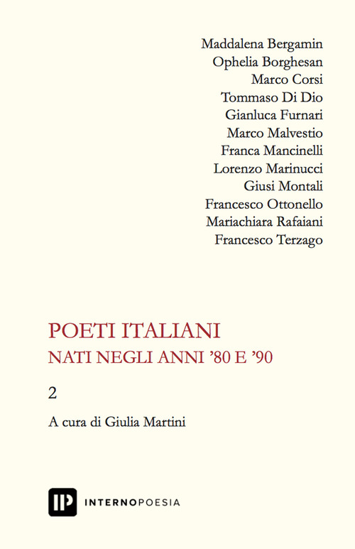 Poeti italiani nati negli anni '80 e '90