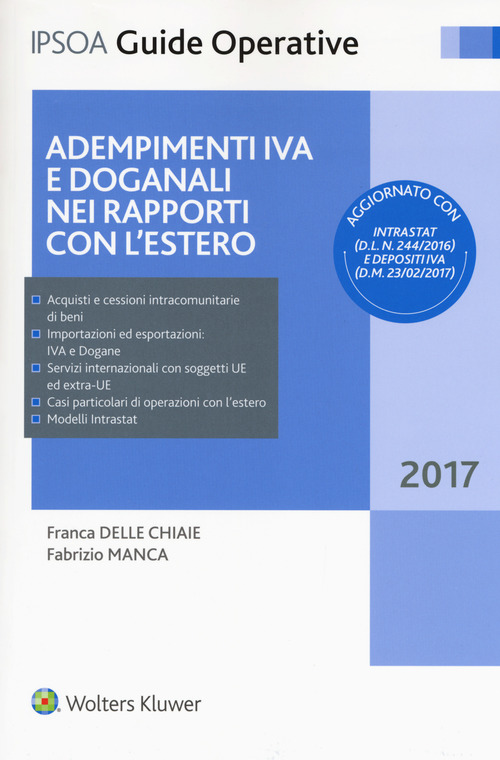 Adempimenti IVA e doganali nei rapporti con l'estero