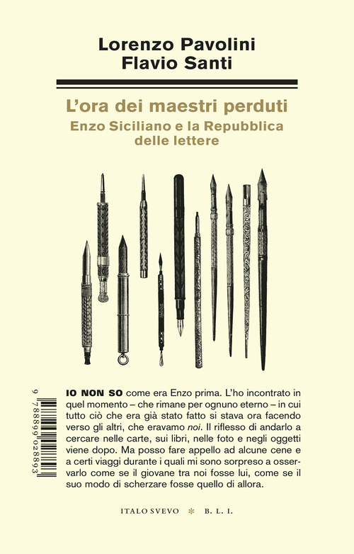 L'ora dei maestri perduti. Enzo Siciliano e la Repubblica delle lettere