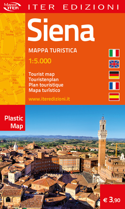 Siena. Mappa turistica 1:5.000