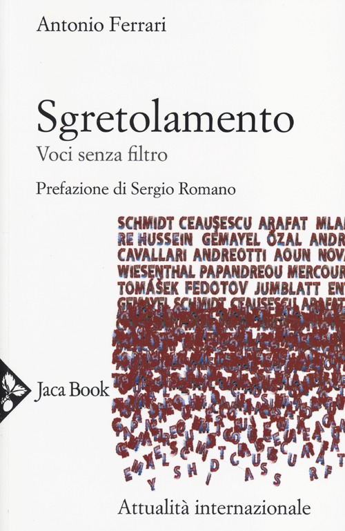 Sgretolamento. Voci senza filtro