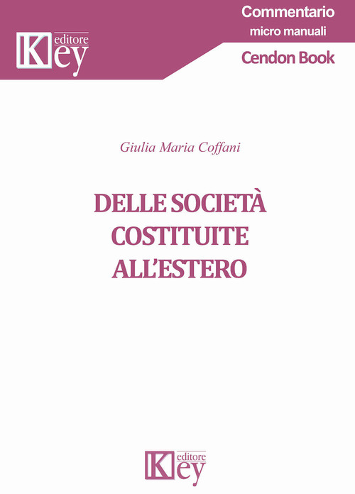 Delle societ&agrave; costituite all'estero