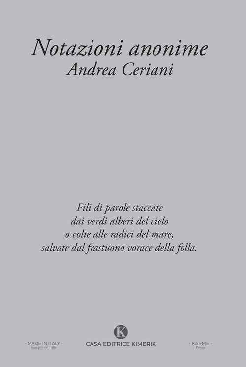 Notazioni anonime