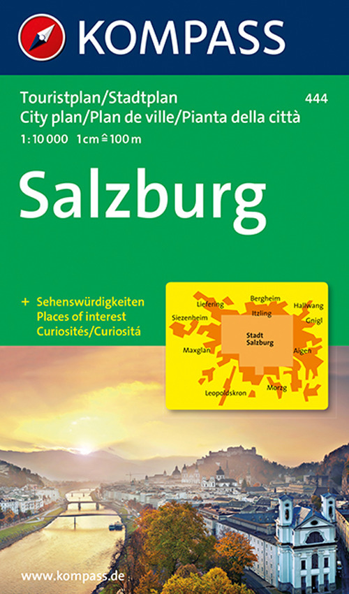 Pianta della città n. 444. Salisburgo-Salzburg 1:10.000