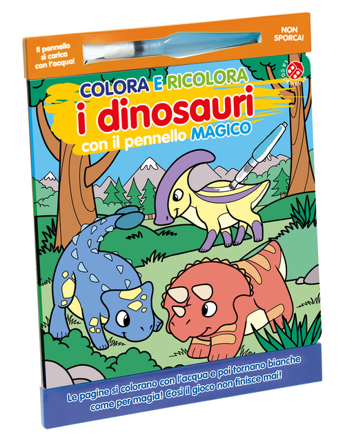 Colora e ricolora i dinosauri