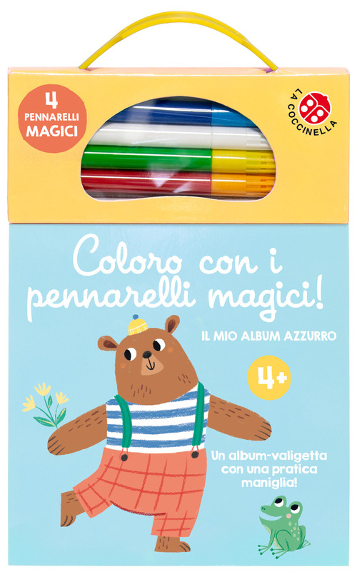 Coloro con i pennarelli magici 4+. Il mio album azzurro