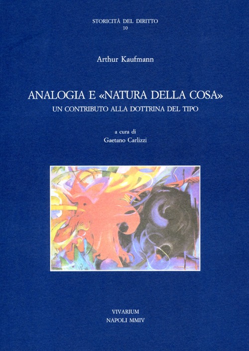 Analogia e &laquo;natura della cosa&raquo;. Un contributo alla dottrina del tipo