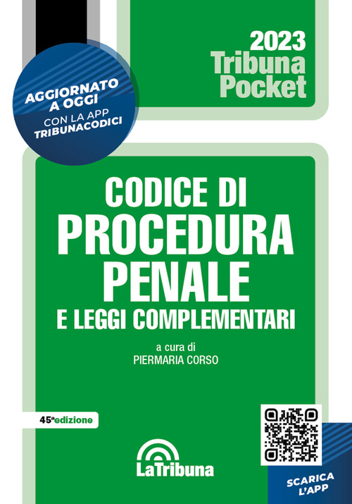 Codice di procedura penale e leggi complementari