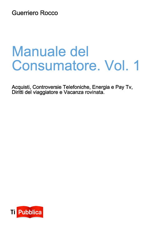 Manuale del consumatore