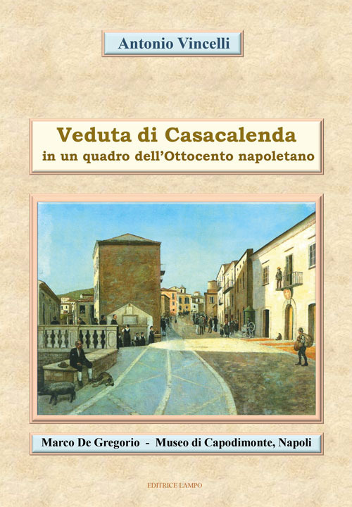 Veduta di Casacalenda. In un quadro dell'Ottocento napoletano al Museo di Capodimonte (NA)
