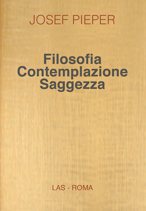 Filosofia contemplazione saggezza