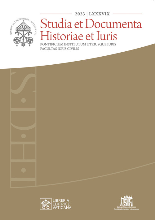 Studia et documenta historiae et iuris