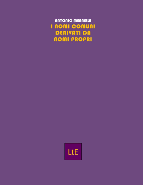 I nomi comuni derivati da nomi propri