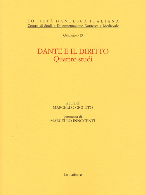 Dante e il diritto. Quattro studi