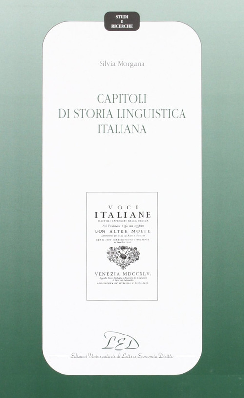 Capitoli di storia linguistica italiana