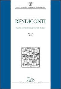 Rendiconti. Classe di lettere e scienze morali e storiche (2005)