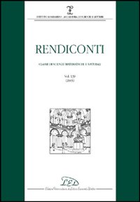 Rendiconti. Classe di scienze matematiche e naturali (2005)
