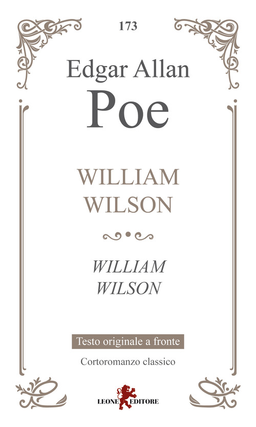 William Wilson. Testo inglese a fronte