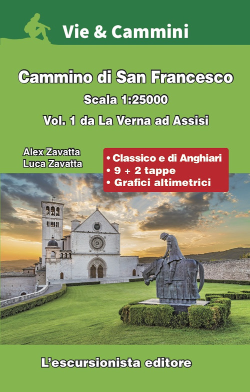 Cammino di San Francesco scala 1:25.000