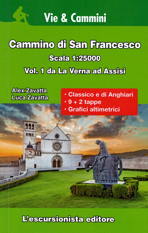 Cammino di San Francesco scala 1:25.000