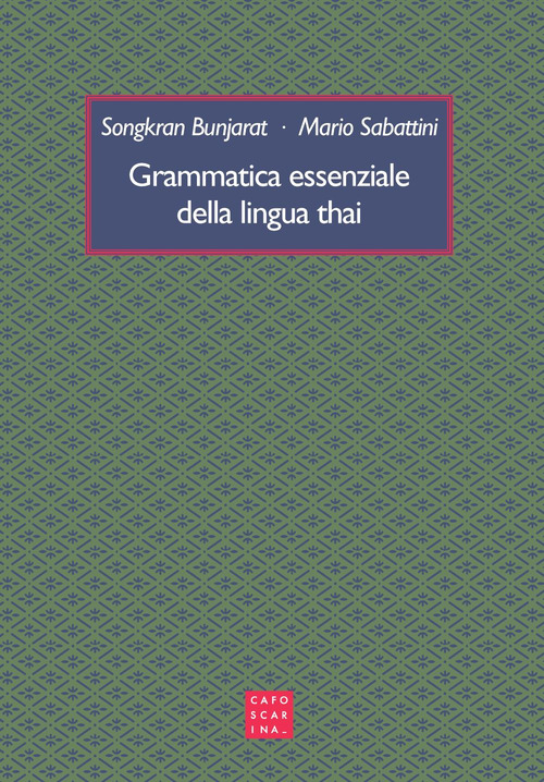 Grammatica essenziale della lingua thai