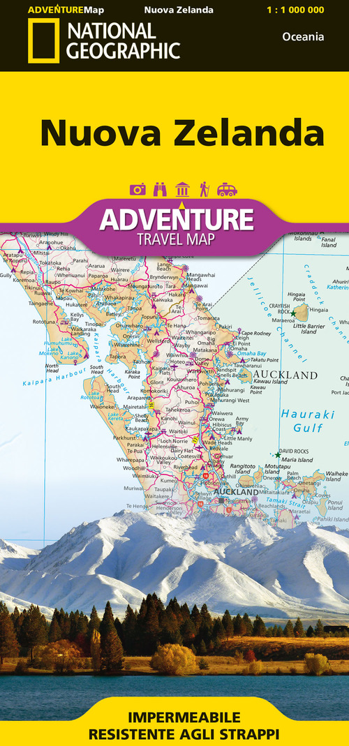 Nuova Zelanda. Adventure maps