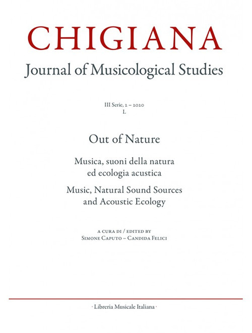 Chigiana. Rassegna annuale di studi musicologici