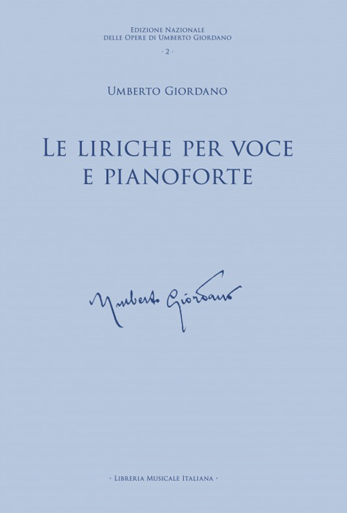 Le liriche per voce e pianoforte