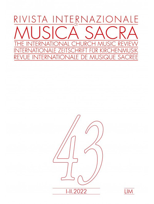 Rivista internazionale di musica sacra