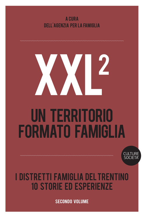 XXL. Un territorio formato famiglia. I distretti famiglia del Trentino. 10 storie ed esperienze