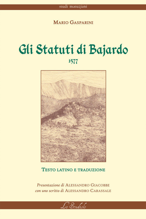 Gli Statuti di Bajardo. 1577