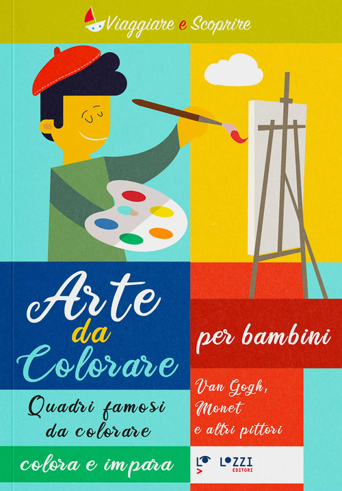 Arte da colorare. Quadri famosi da colore. Colora e impara