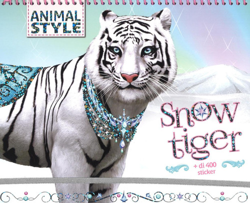Snow Tiger. Animal style