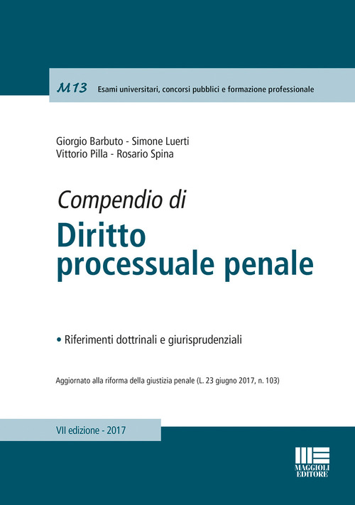 Compendio di diritto processuale penale