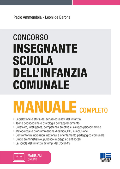 Concorso Insegnante Scuola dell'infanzia comunale