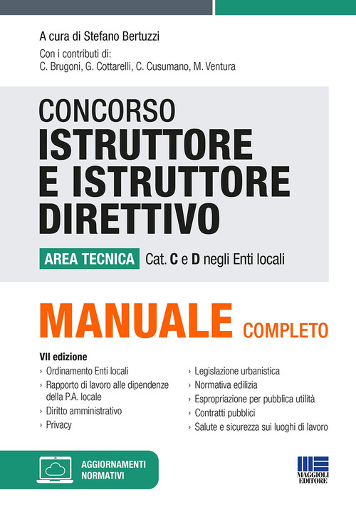 Concorso istruttore e istruttore direttivo. Area tecnica cat. C e D negli Enti locali