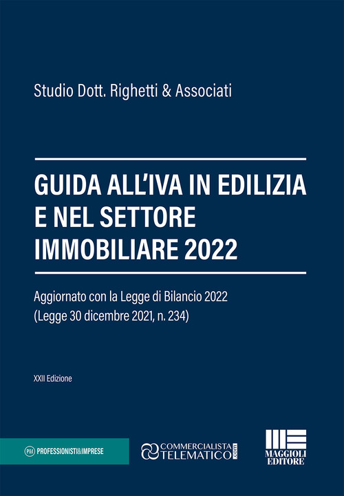Guida all'IVA in edilizia e nel settore immobiliare 2022