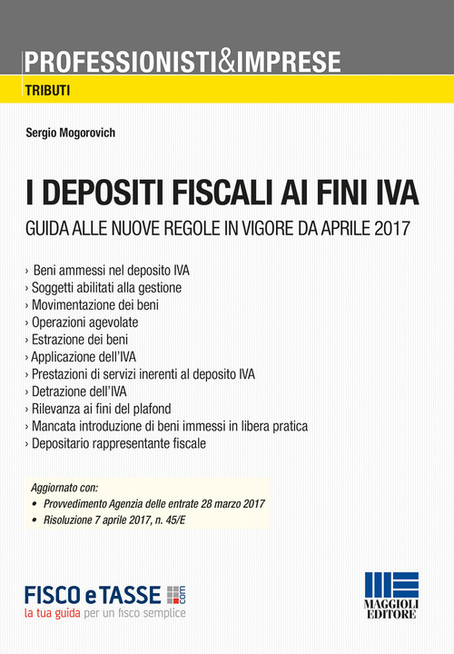I depositi fiscali ai fini IVA