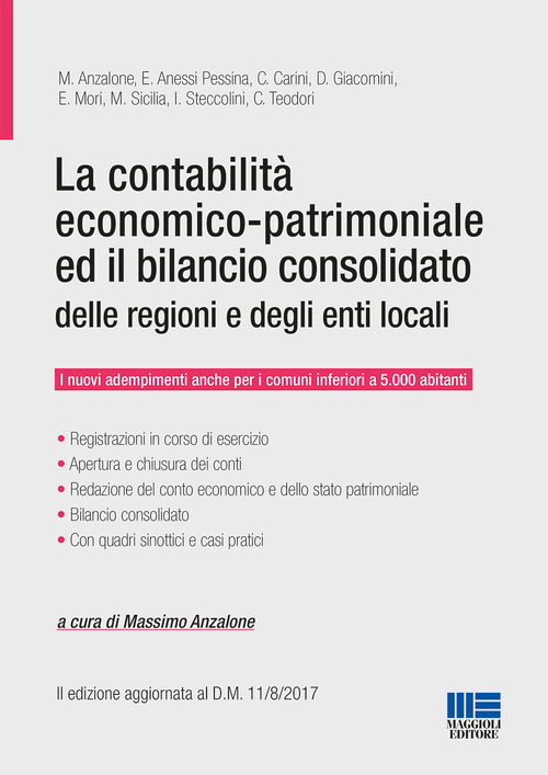 La contabilit&agrave; economico-patrimoniale ed il bilancio consolidato delle regioni e degli enti locali