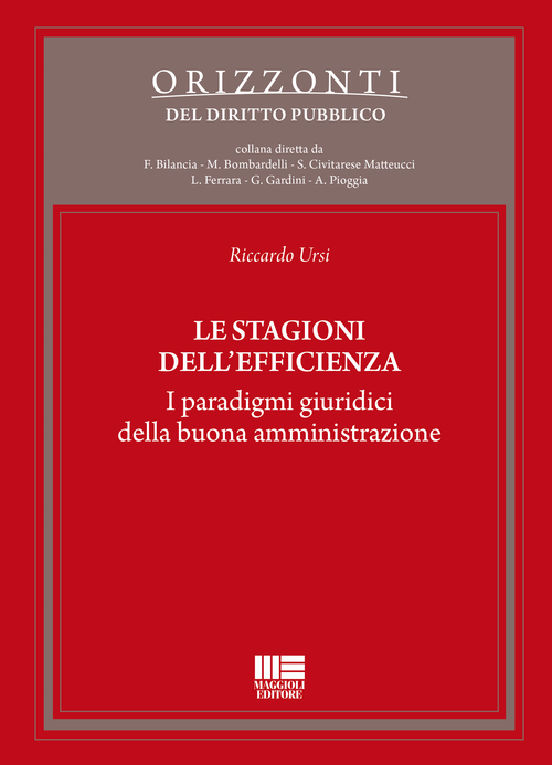 Le stagioni dell'efficienza. I paradigmi giuridici della buona amministrazione