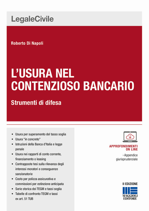 L'usura nel contenzioso bancario