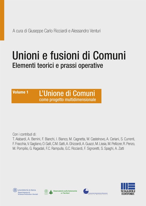Unioni e fusioni di comuni elementi teorici e prassi operative