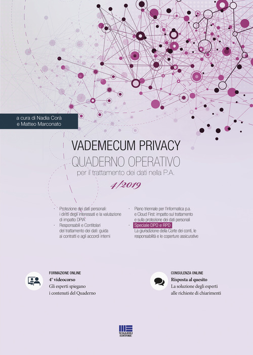 Vademecum Privacy. Quaderno operativo per il trattamento dei dati nella PA