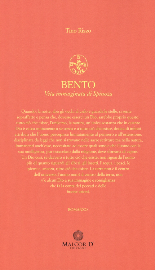 Bento. Vita immaginata di Spinoza