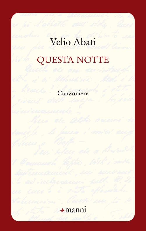 Questa notte. Canzoniere